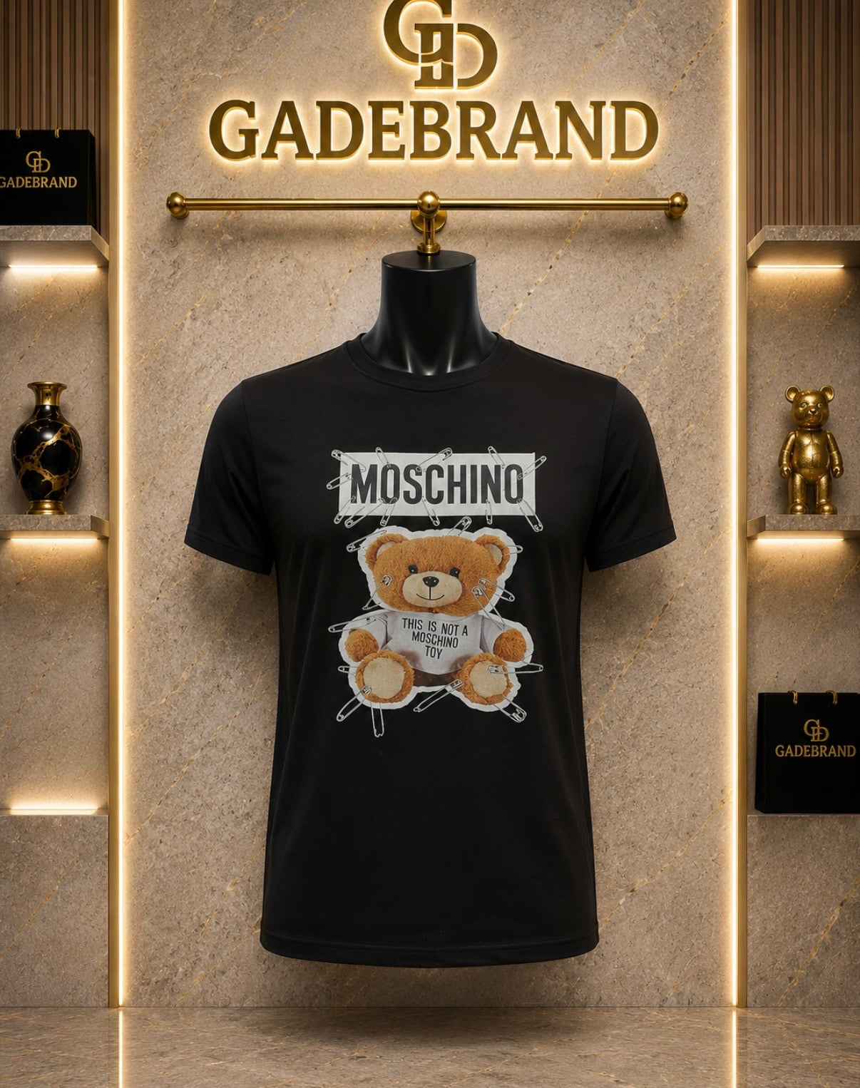 Moschino - Tricou Barbati - Negru