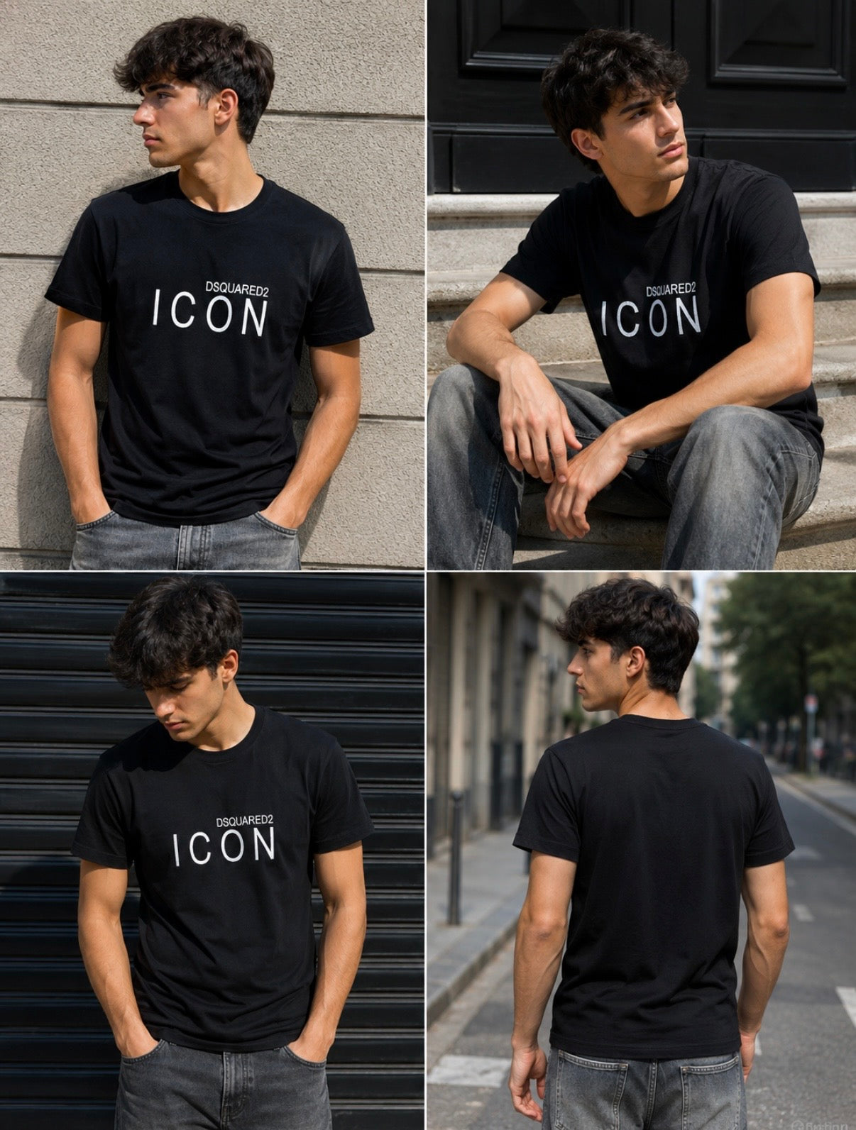 Dsquared2 ICON Black Tee