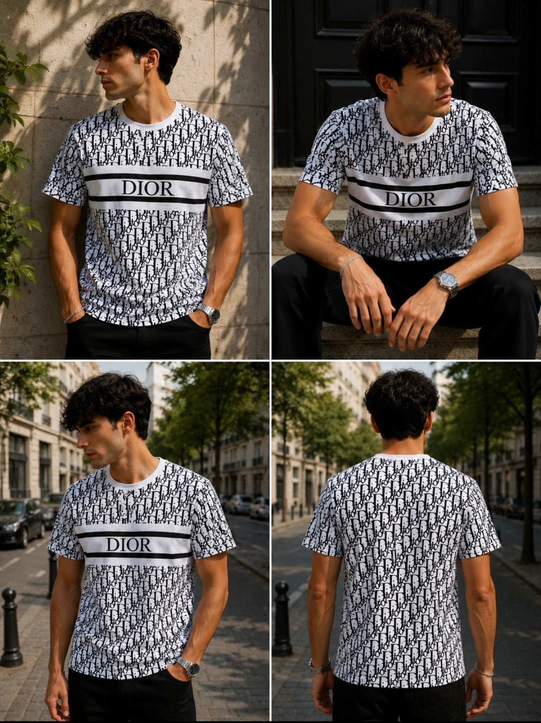 Dior All Over Print T-Shirt