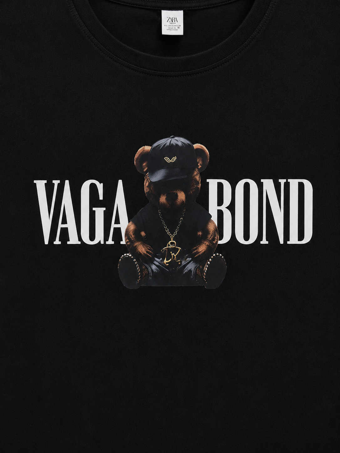 Women’s Vagabond Bear Cotton T-Shirt