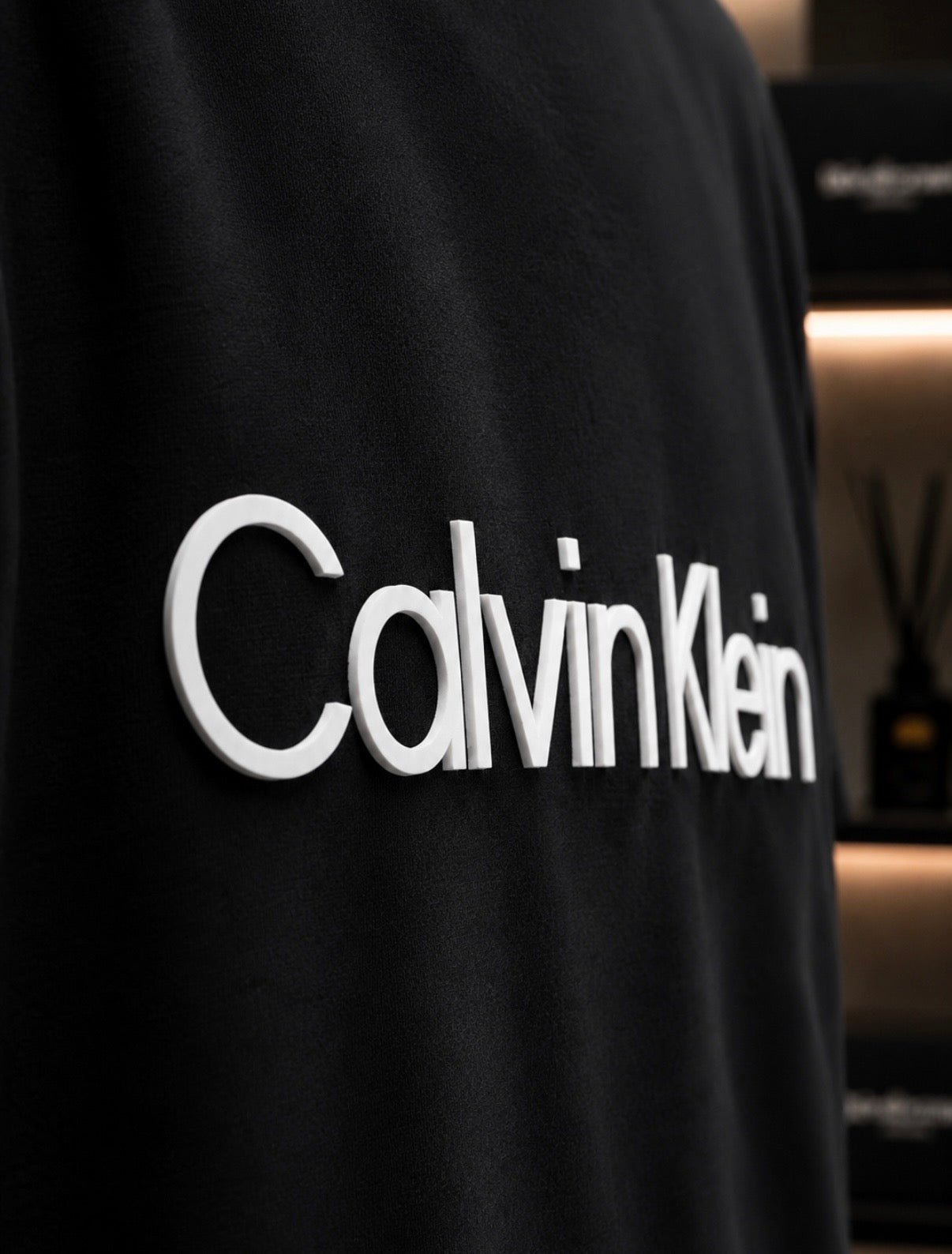 Tricou Calvin Klein Negru – Logo Frontal