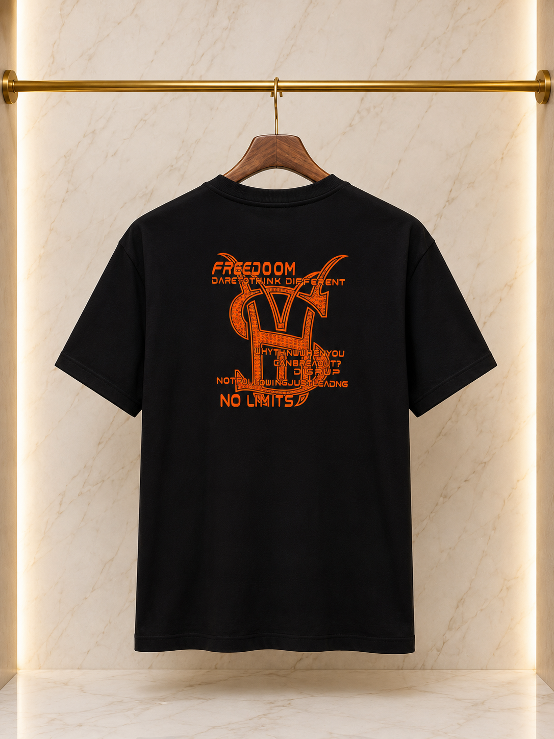 Made by Society Tricou Bărbați Negru 100% Bumbac Premium
