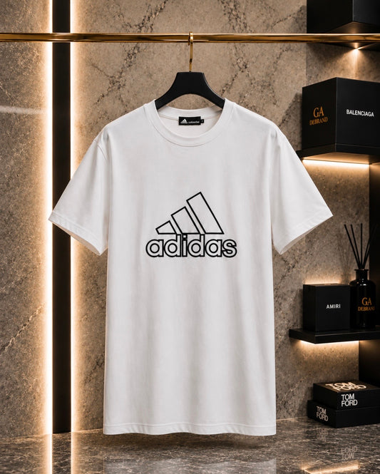 Adidas White Logo T-Shirt