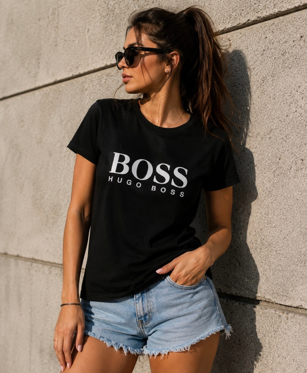 Women’s BOSS Black T-Shirt