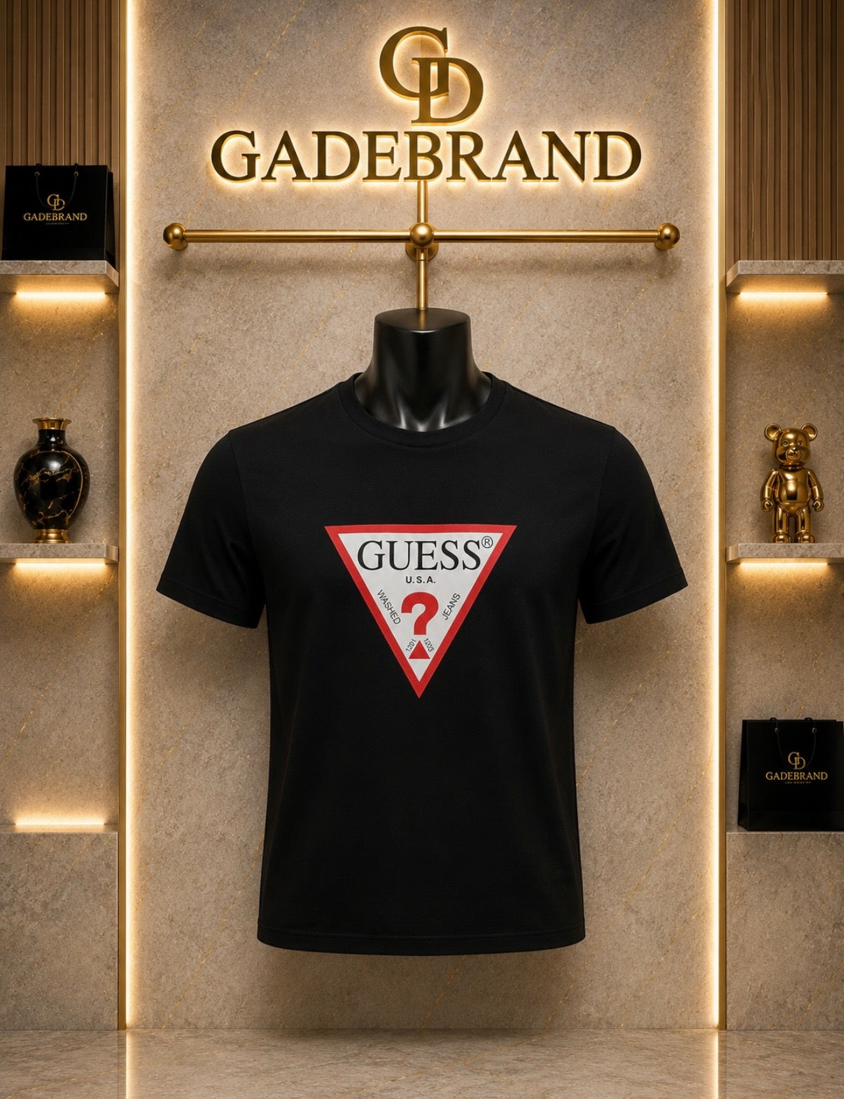 Guess - Tricou Barbati - Negru