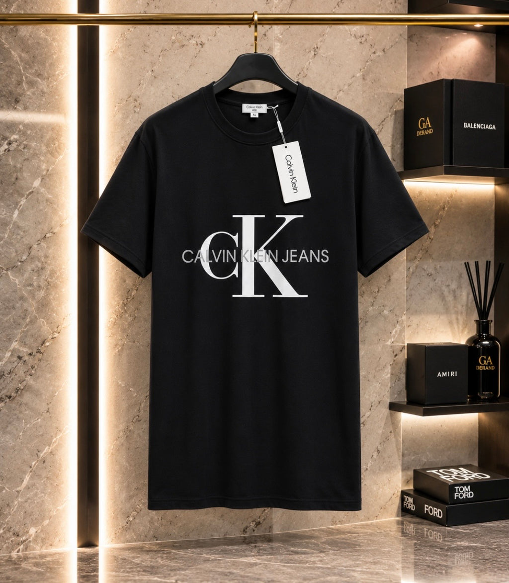 Calvin Klein Jeans Negru – Tricou Barbati