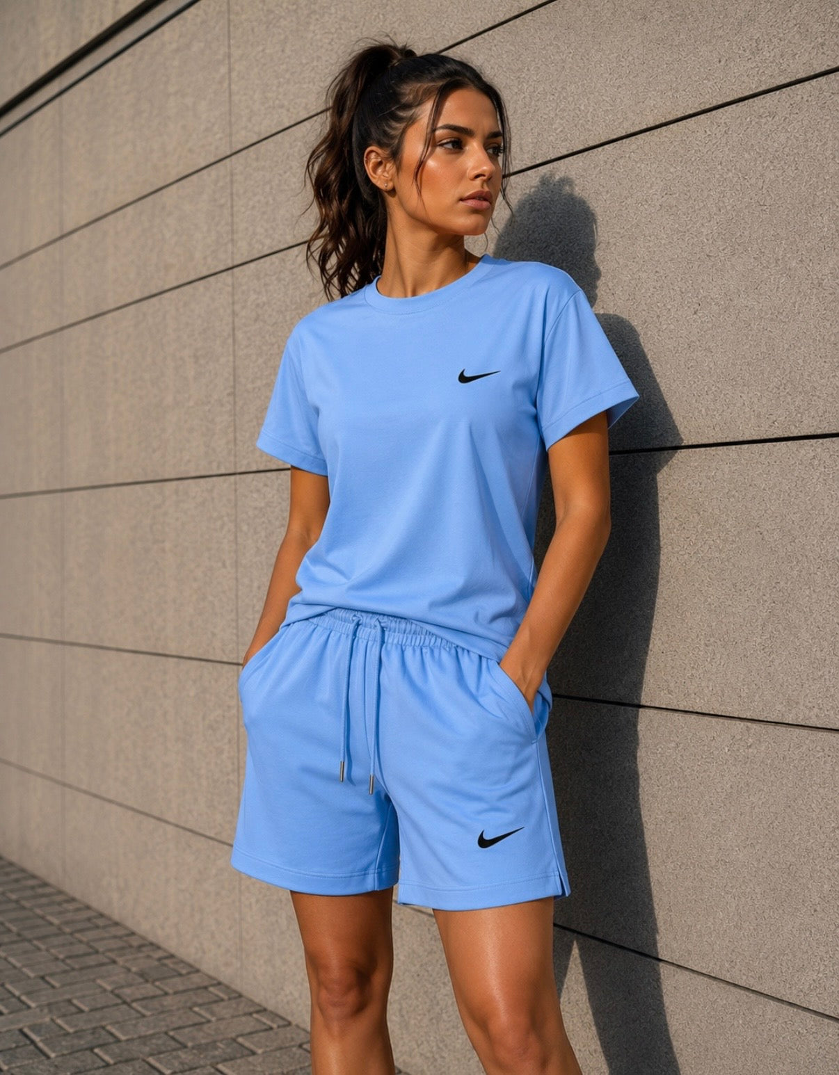 Women’s Nike Baby Blue Compleu Set
