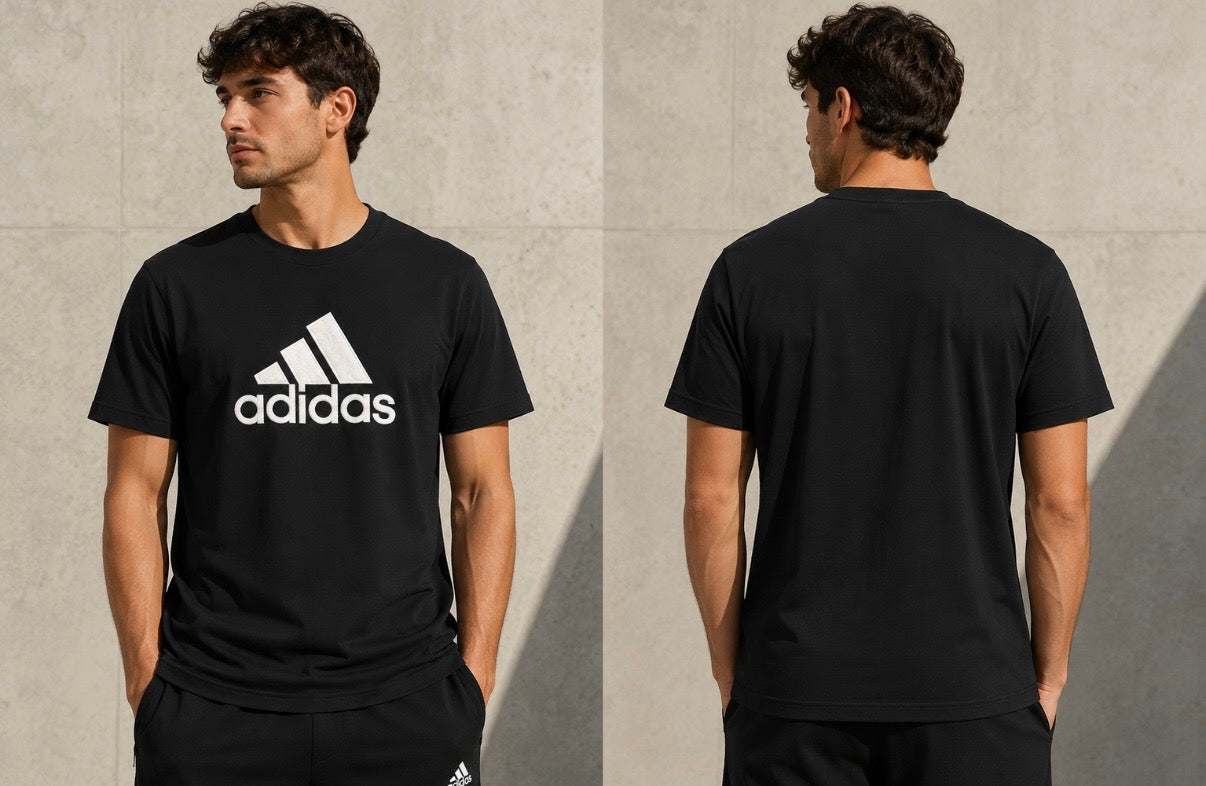 Adidas Essential Logo T-Shirt – Negru