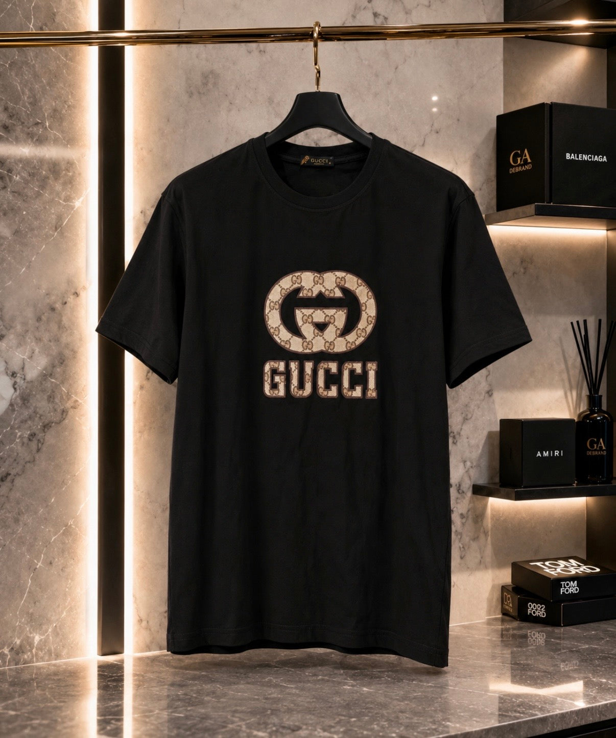 Gucci Logo T-Shirt – Negru