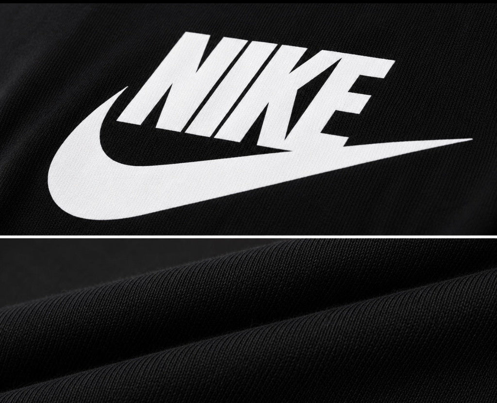 Nike Negru Logo Alb