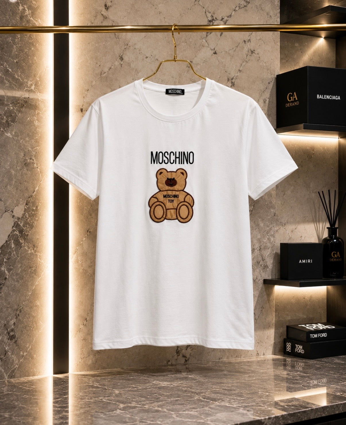 Moschino Teddy Bear White Tee