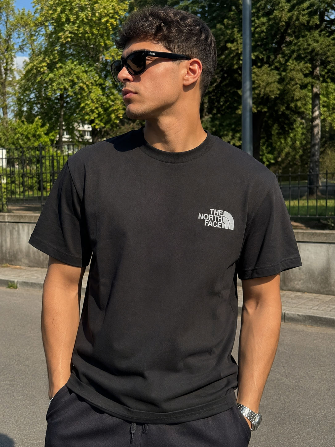 The North Face Tricou Bumbac cu Logo Aplicat