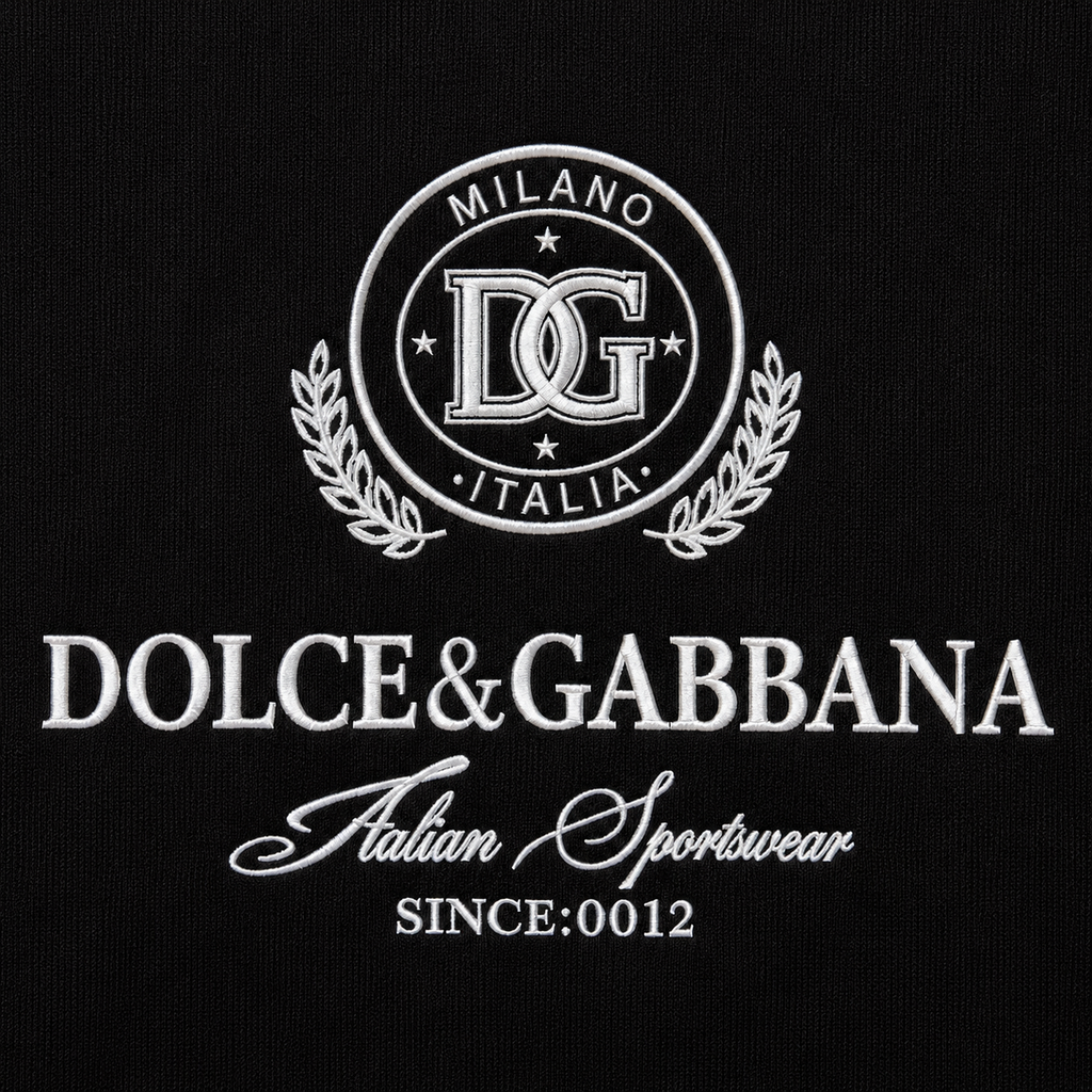 Dolce & Gabbana Tricou Bărbați Negru 100% Bumbac Premium