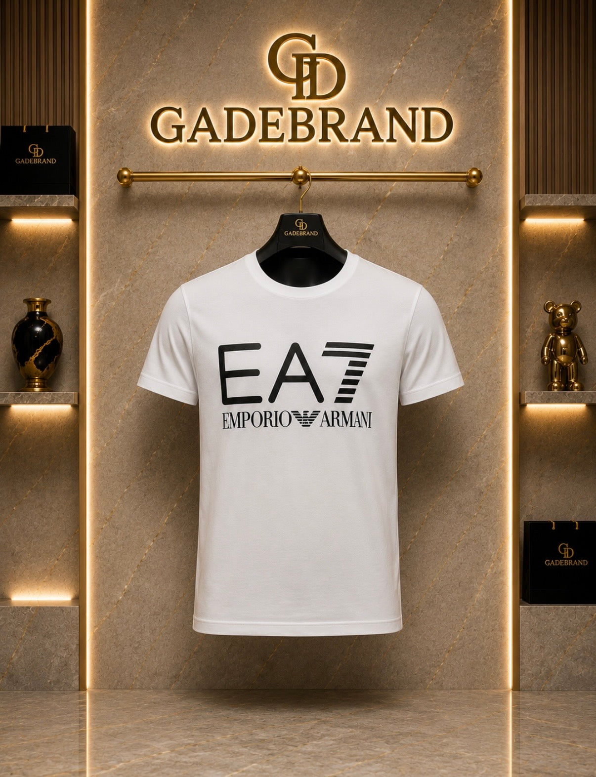 EA7 Emporio Armani - Tricou Barbati - Alb
