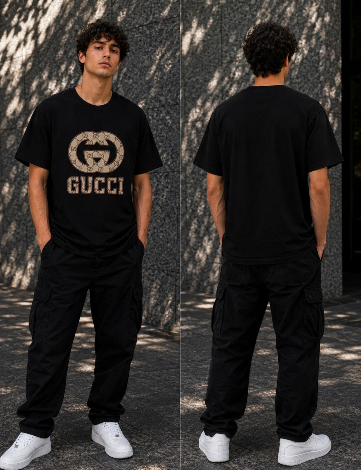 Gucci Logo T-Shirt – Negru