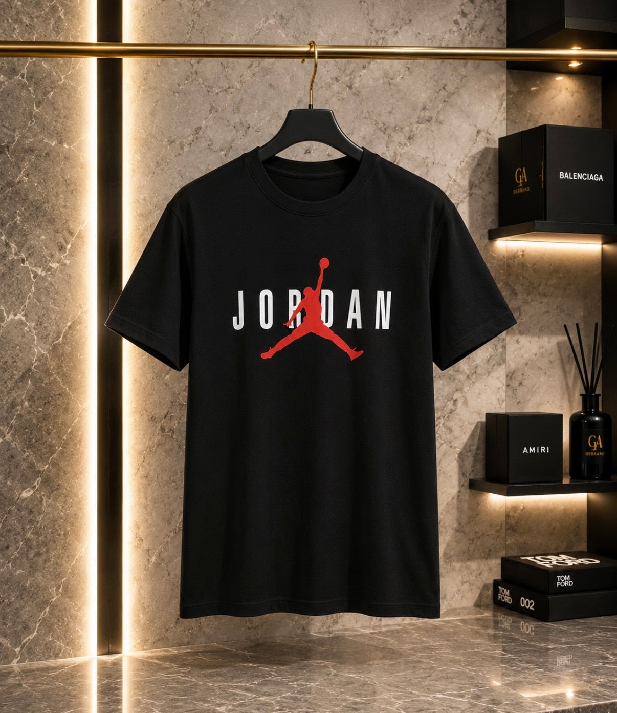 Jordan Black T-Shirt – Negru