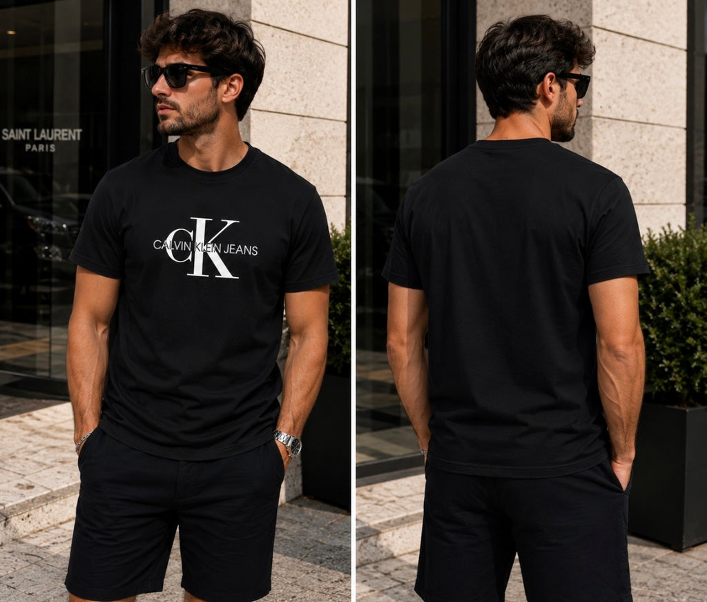 Calvin Klein Jeans Negru – Tricou Barbati