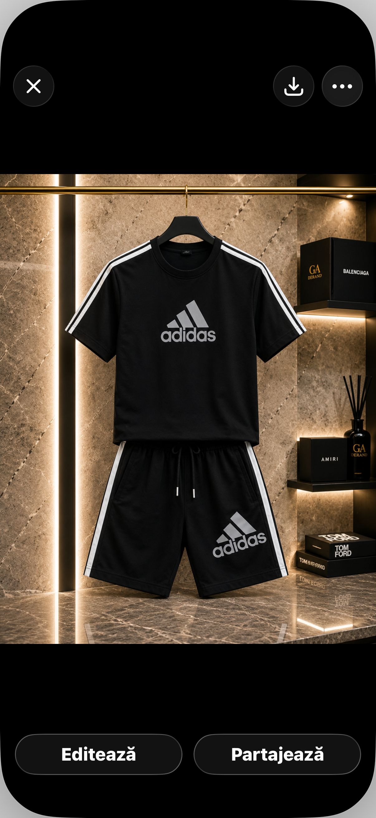 Compleu Adidas Bărbați – Negru