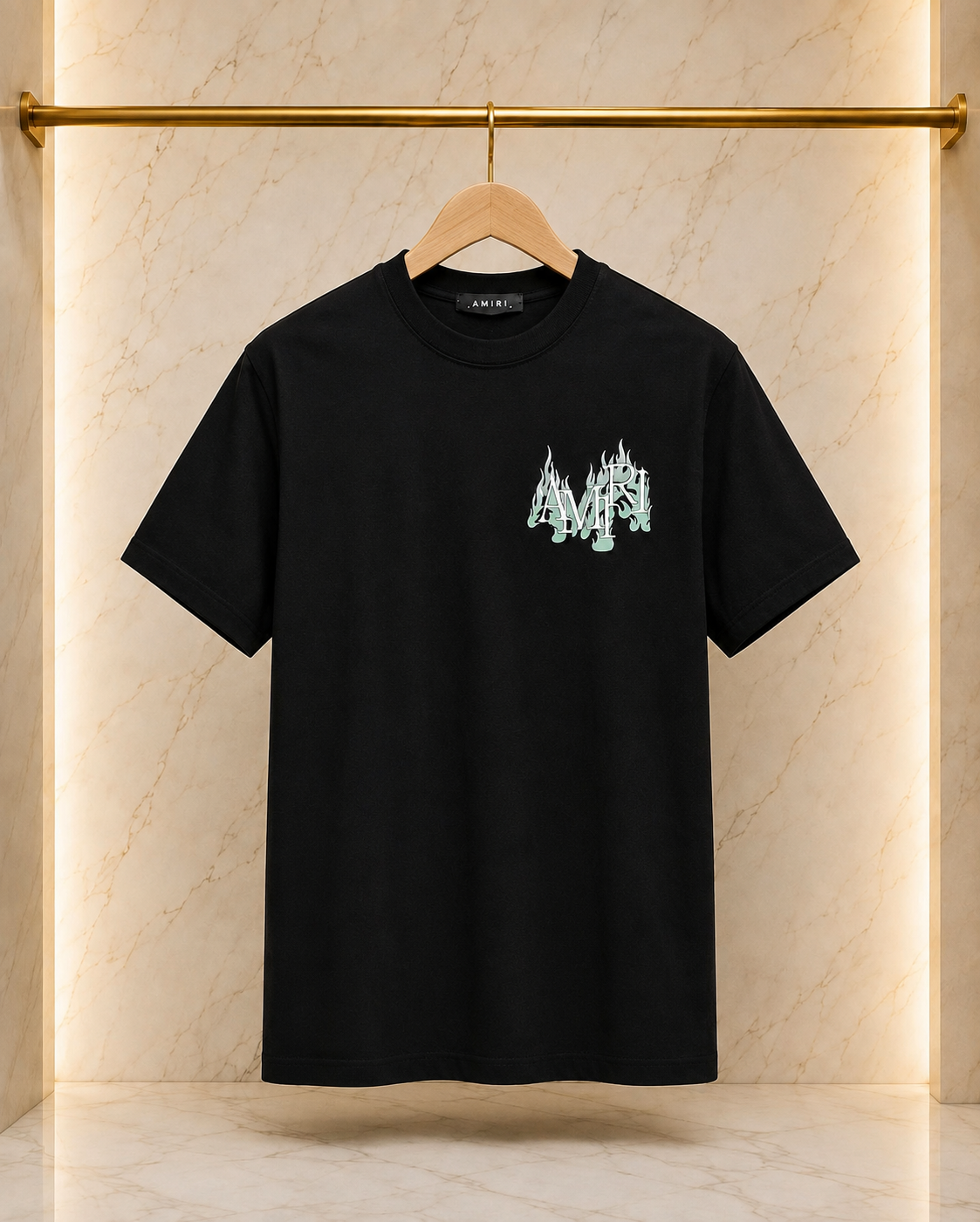 AMIRI – Tricou bărbătesc negru din bumbac premium