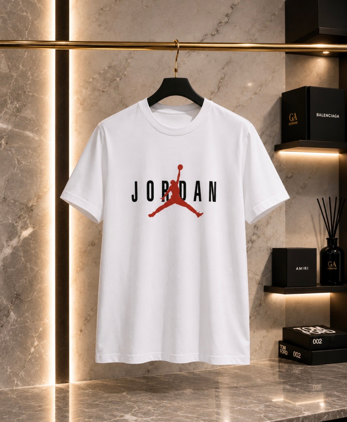 Jordan White T-Shirt – Alb