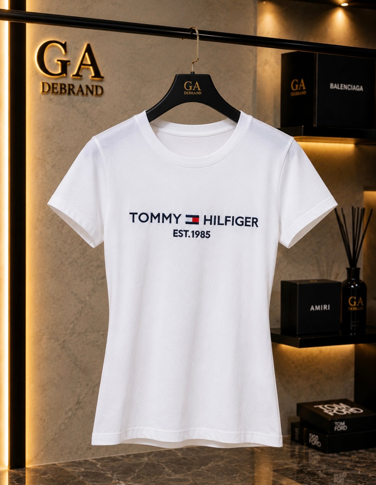 Women’s Tommy Hilfiger EST.1985 T-Shirt – White