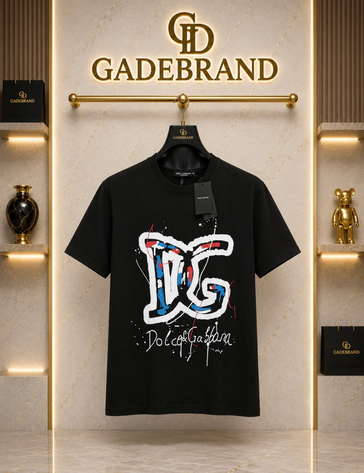 Dolce & Gabbana DG Graphic T-Shirt – Black