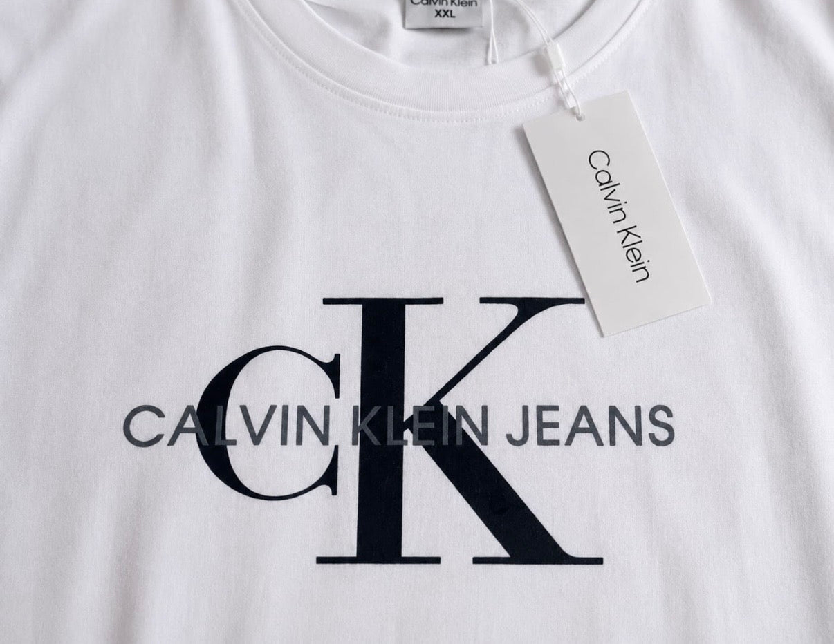 Calvin Klein Jeans Alb – Tricou Barbati