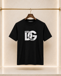 Dolce & Gabbana – Tricou bărbătesc negru cu logo DG brodat