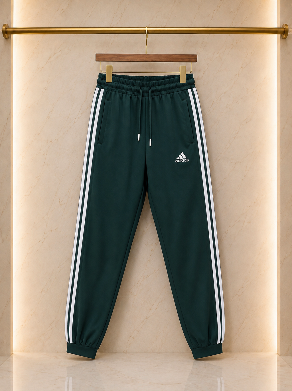 A-Adidas Trening Bărbați Verde – Logo Brodat