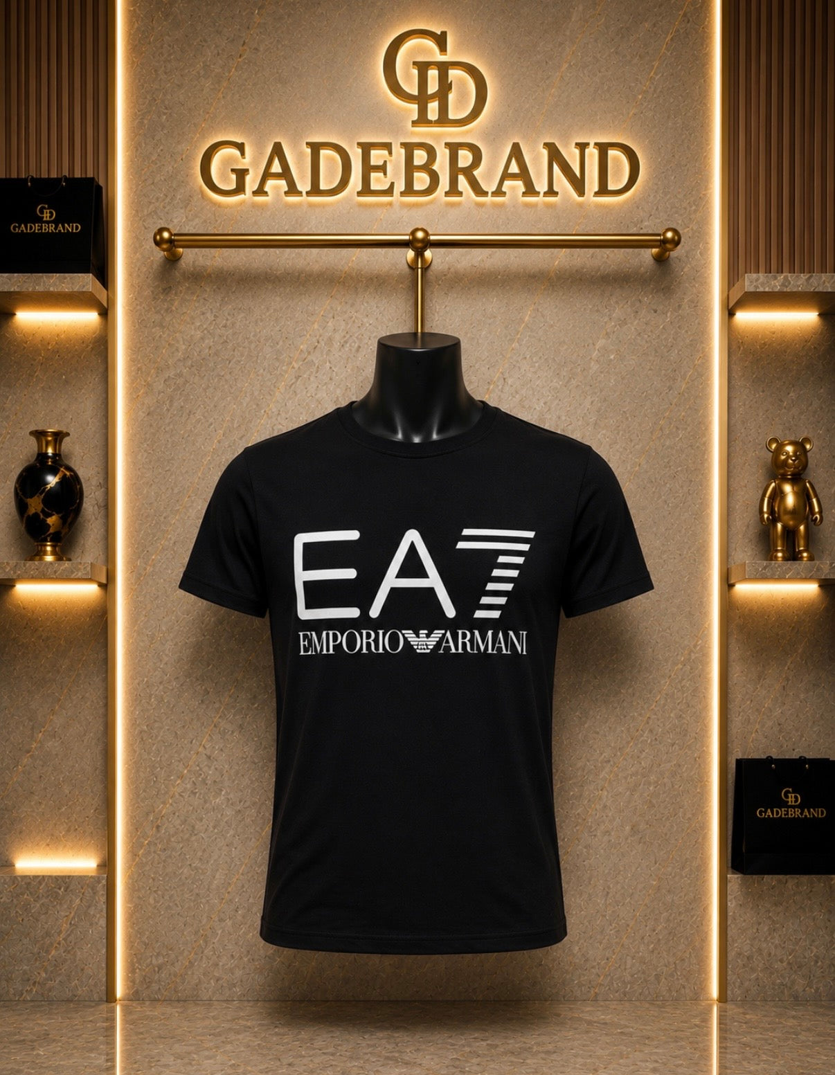 EA7 Emporio Armani - Tricou Barbati - Negru