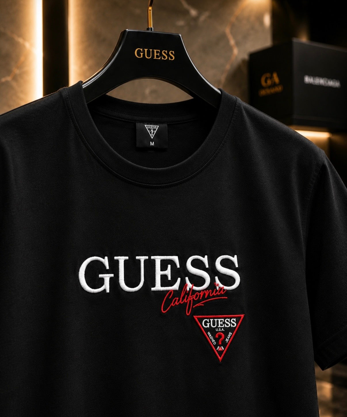 GUESS California Black Tee