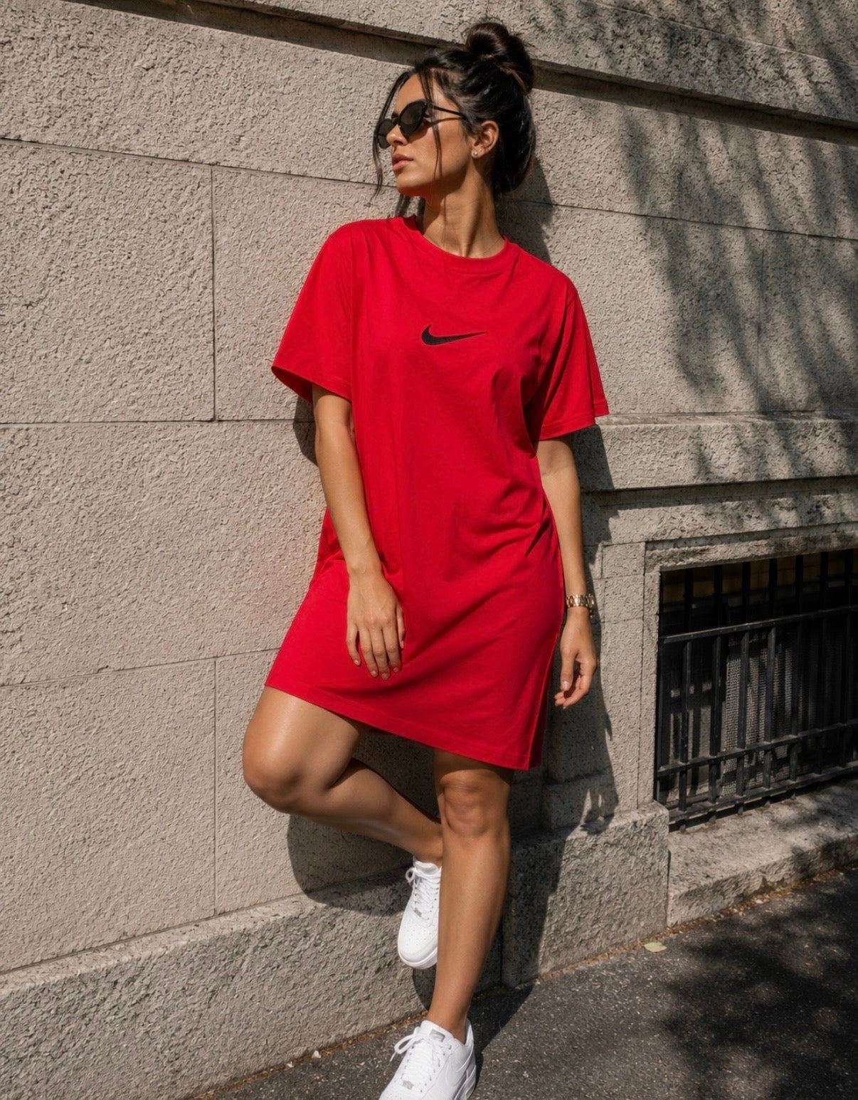 Nike Rochie tip tricou damă – Roșie |