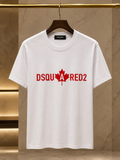 Dsquared2 Tricou Bărbați Alb 100% Bumbac Premium