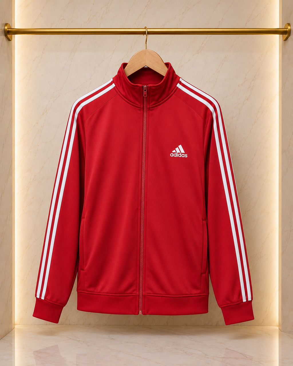 A-Adidas Trening Bărbați Roșu – Logo Brodat