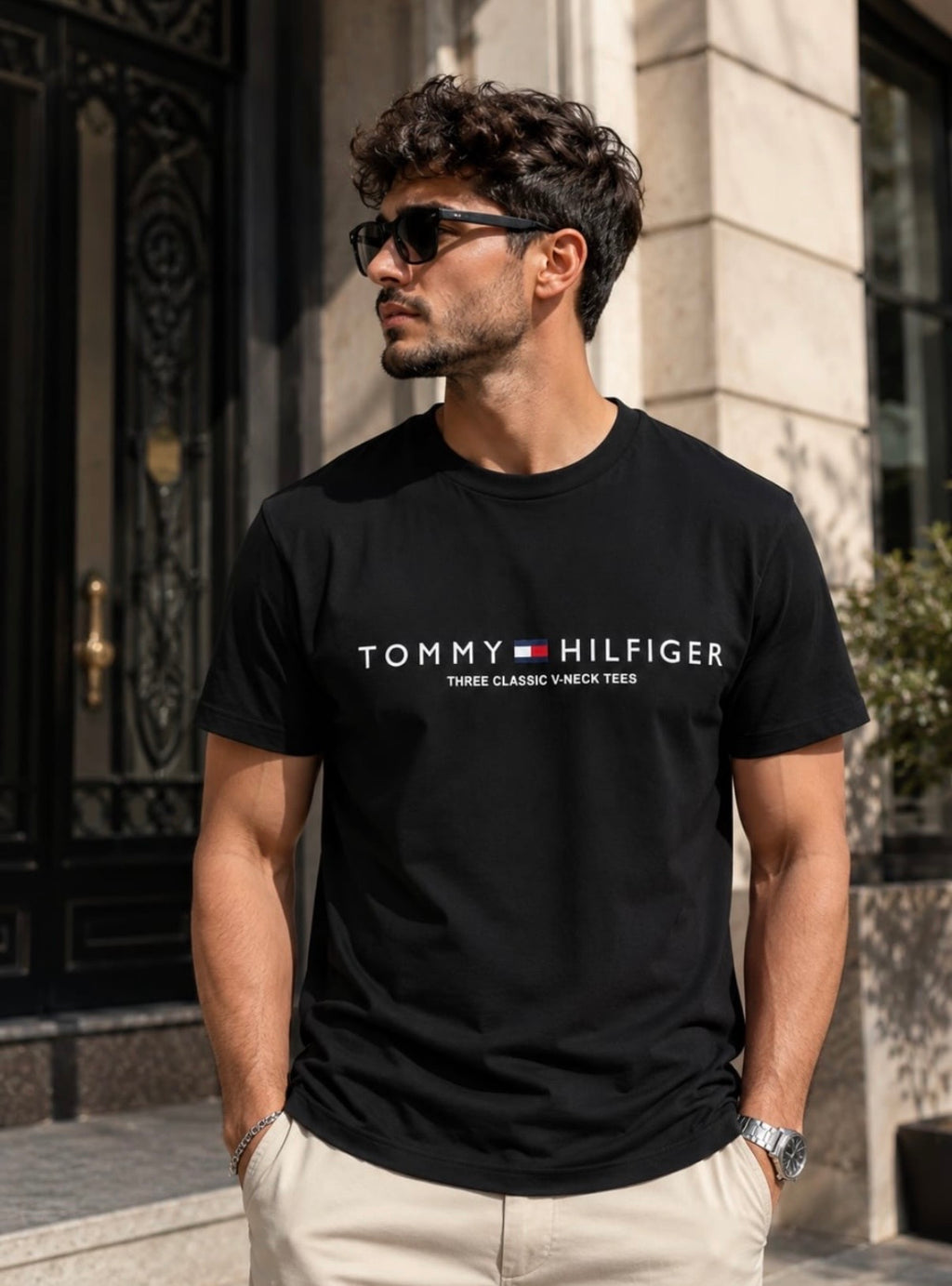 Tommy Hilfiger – Tricou – Negru