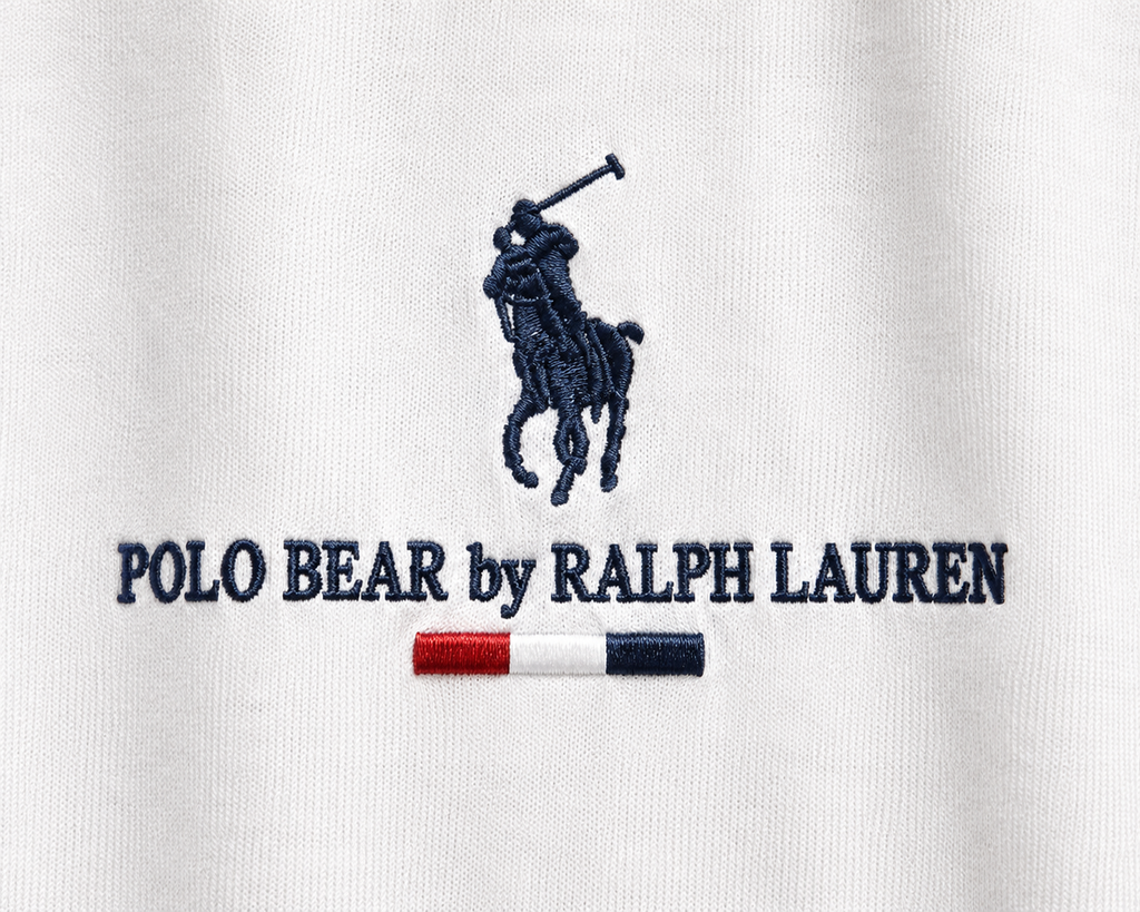 Polo Ralph Lauren Tricou Bărbați Alb logo brodat
