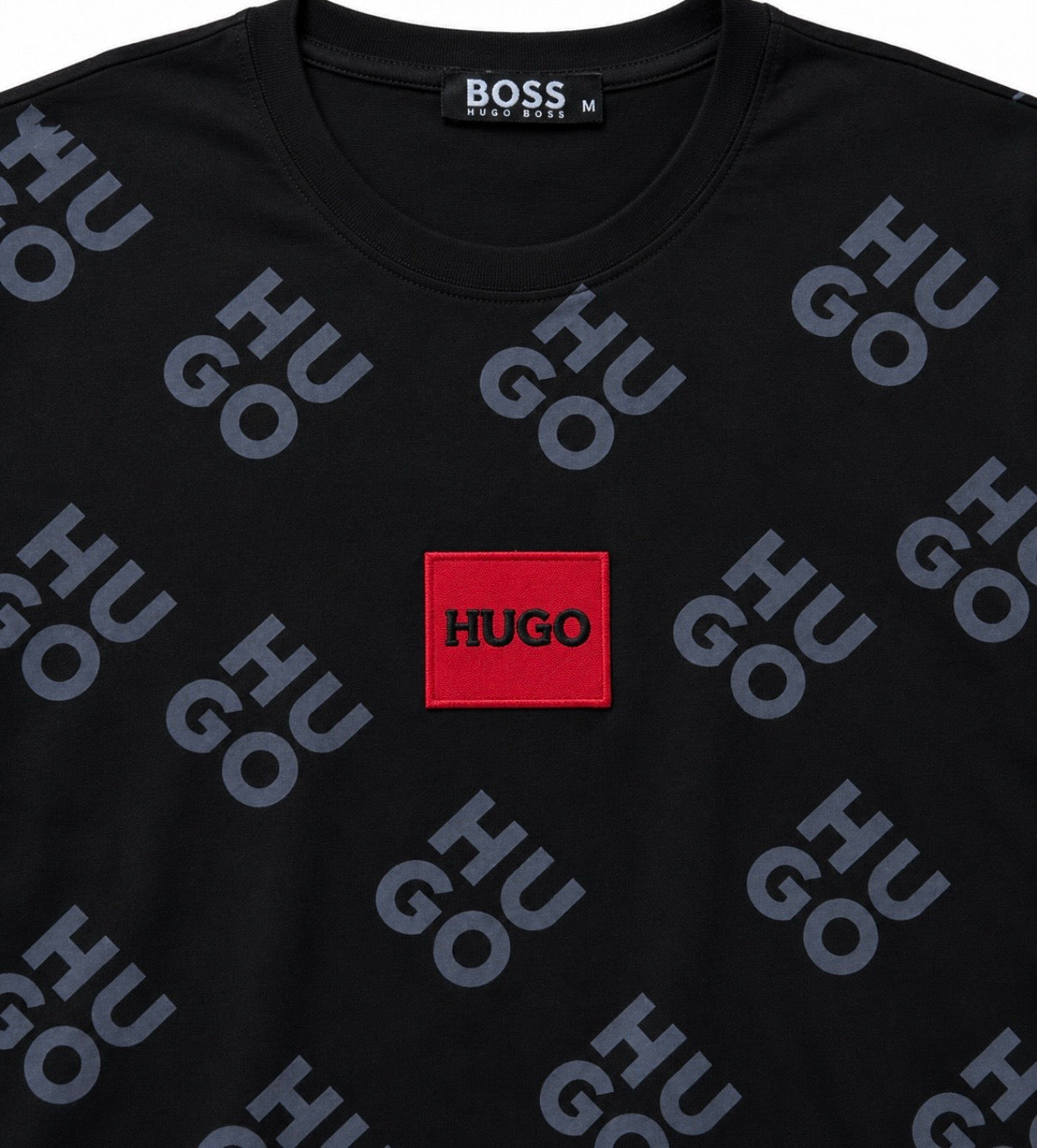 Hugo Boss Black Pattern T-Shirt
