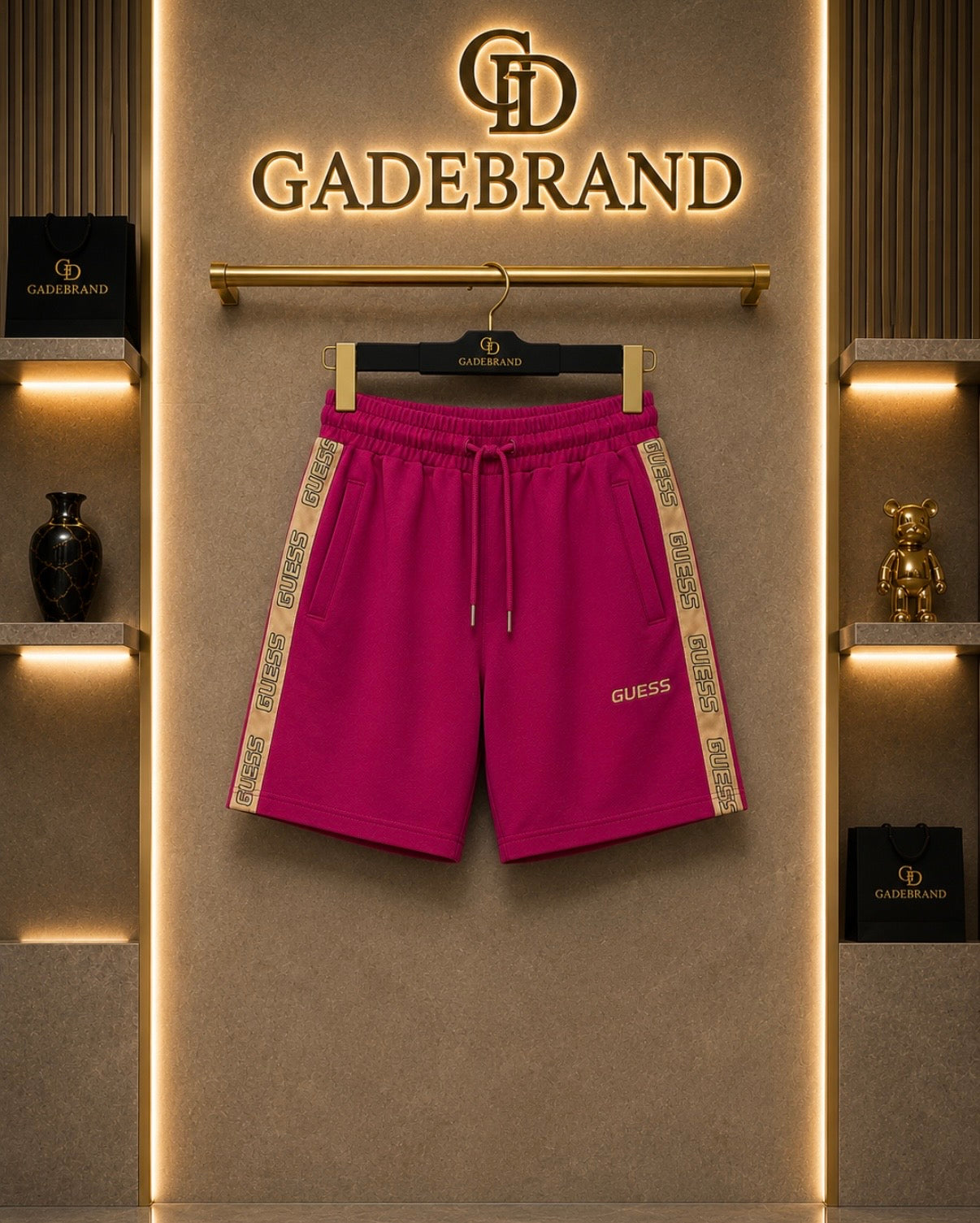 Women’s Guess Pantaloni Scurți – Fucsia
