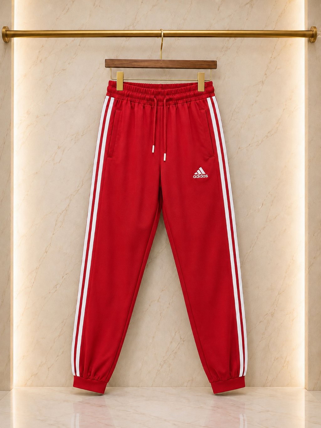 A-Adidas Trening Bărbați Roșu – Logo Brodat