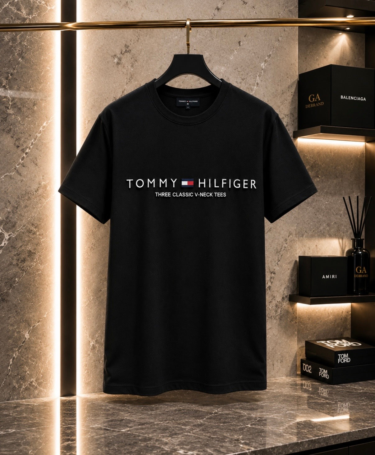 Tommy Hilfiger – Tricou – Negru