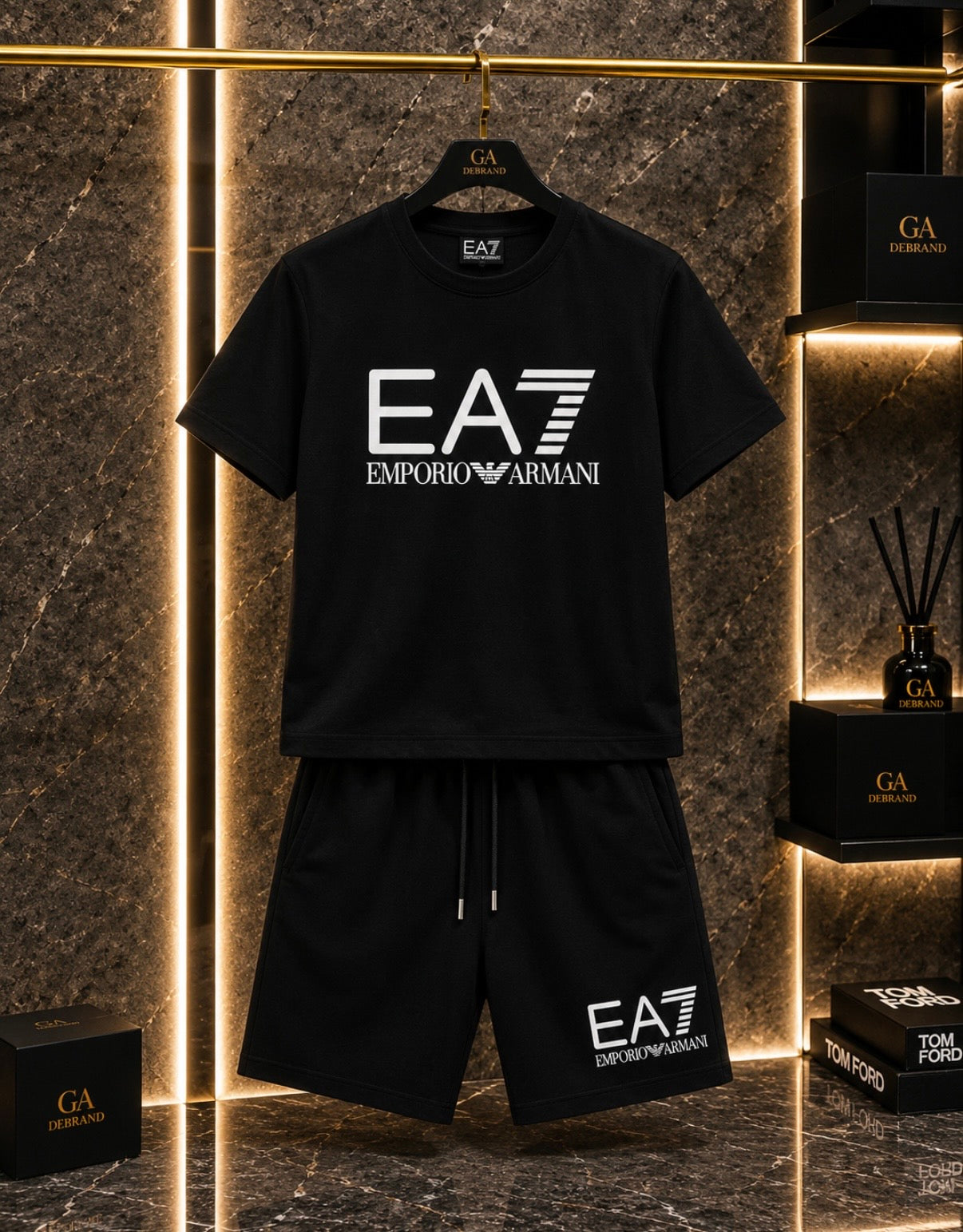 Compleu Bărbați EA7 Emporio Armani – Black