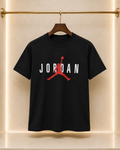 Jordan – Tricou bărbătesc negru cu logo imprimat