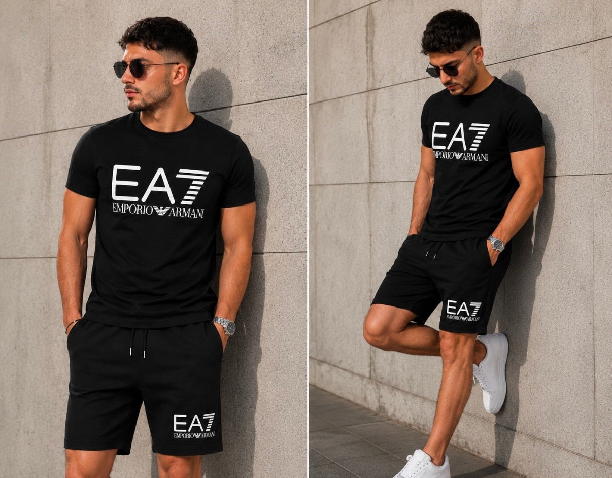 Compleu Bărbați EA7 Emporio Armani – Black