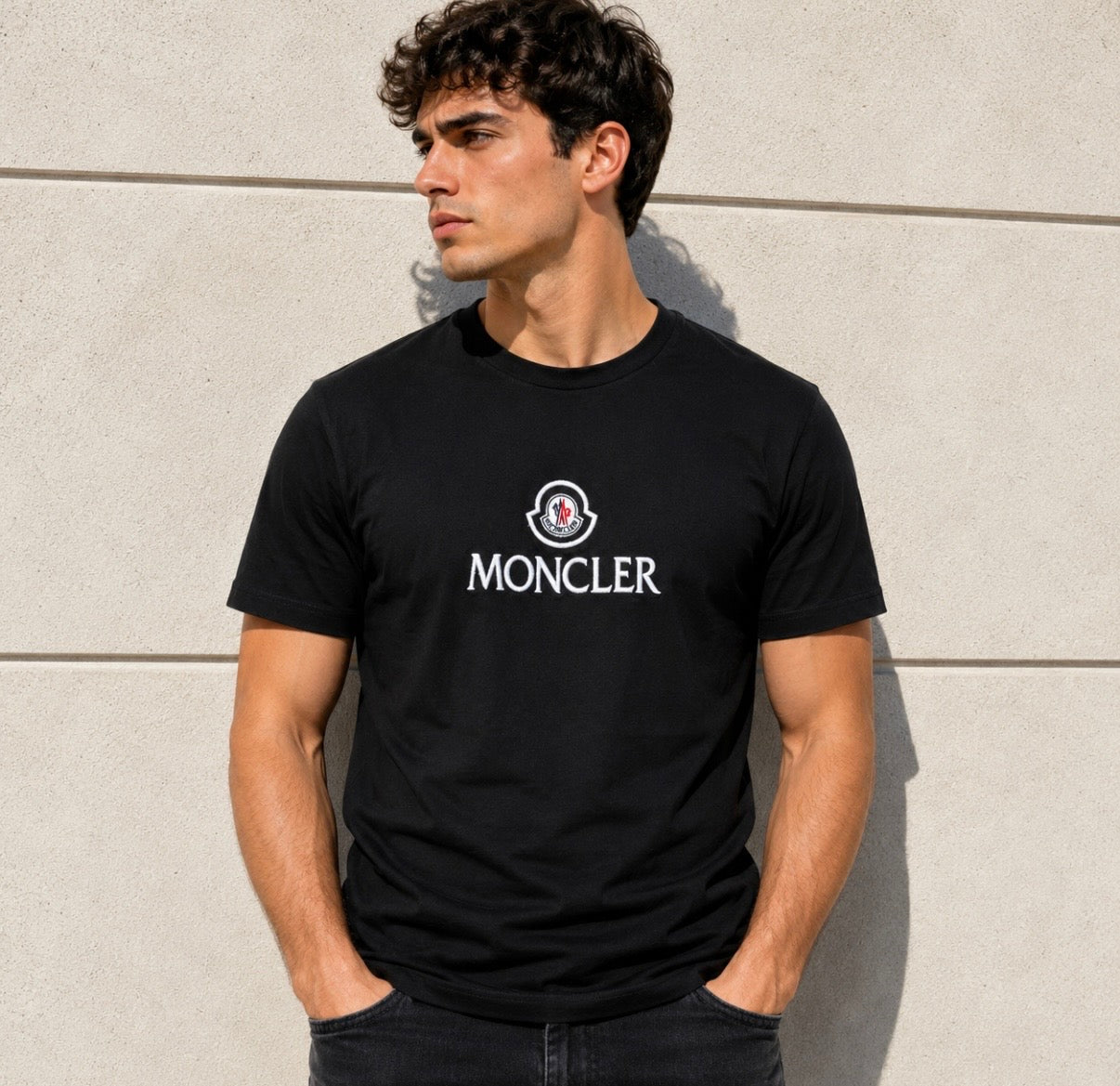 Moncler Black T-Shirt