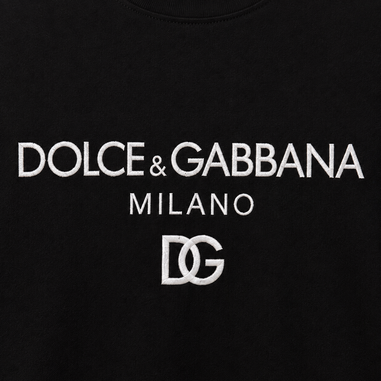 Dolce & Gabbana Tricou Bărbați Negru 100% Bumbac Premium
