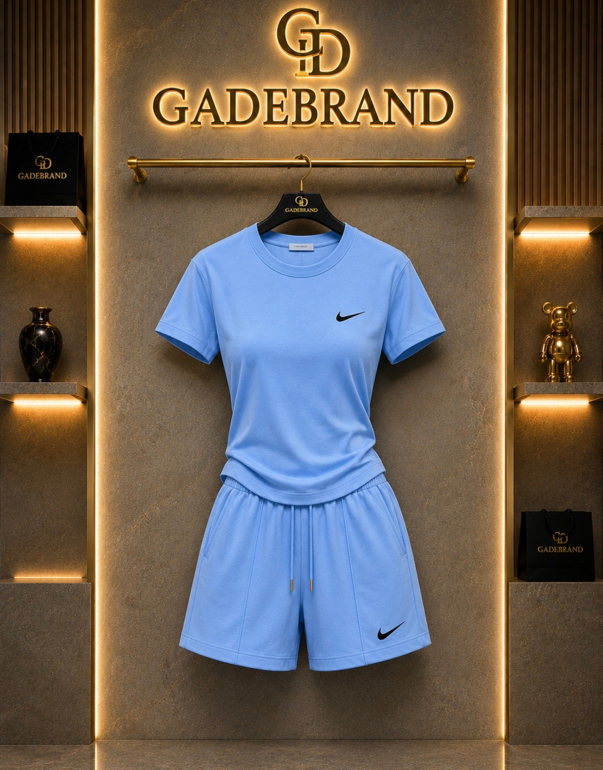Women’s Nike Baby Blue Compleu Set