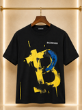 Balenciaga – Tricou bărbătesc negru din bumbac premium