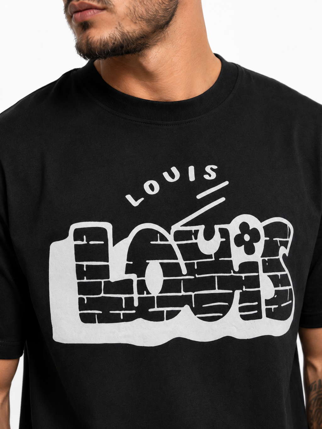 Louis Tricou bărbătesc negru