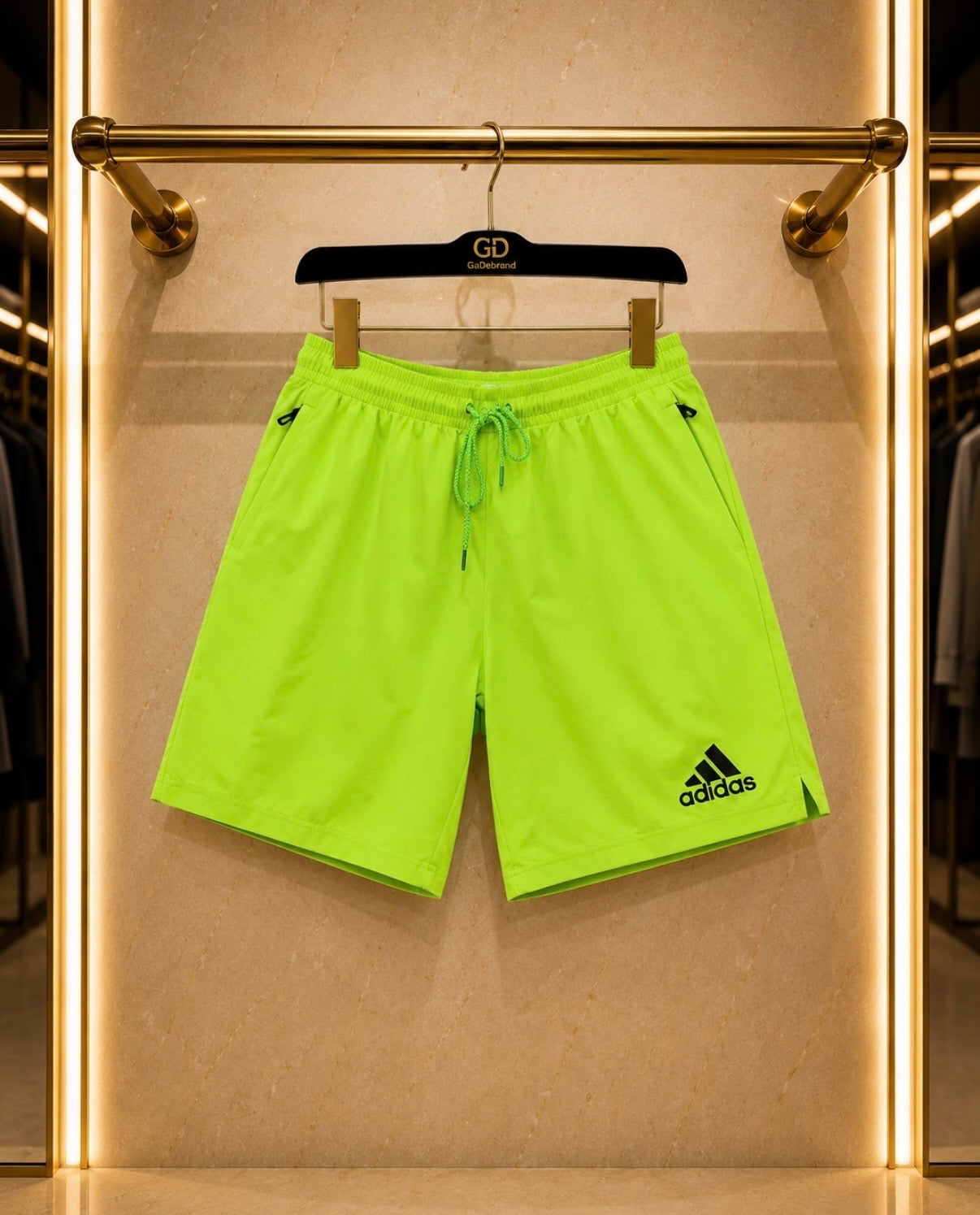 Bermude Adidas Verde Neon