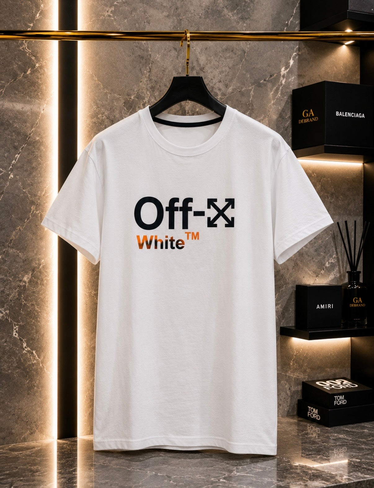 Off White White T-Shirt – Alb
